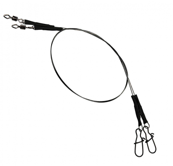 Поводок титановый DAM Effzet Kink-Free Titanium Leader 30 см 11 кг 2 шт