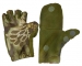 Перчатки рыбацкие с пал. Рептилия (олива) L