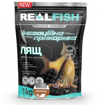Прикормка REAL FISH Лещь (шоколад), 1 кг Прикормка REAL FISH Лещь (шоколад), 1 кг