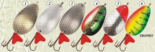 Блесна колеблющаяся TROPHY 16г