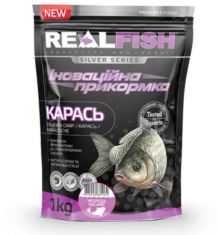 Прикормка Real Fish Карась (чабрець-часник) 1кг Прикормка Real Fish Карась (чабрець-часник) 1кг