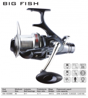 Катушка BIG FISH XS8000  Mistrall