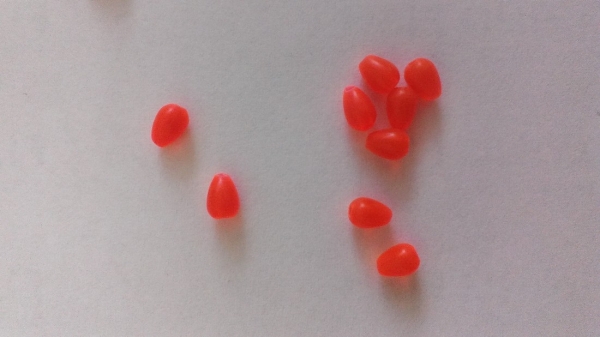 Tear Drop Beads #1   4,0х5,5 mm  (красные) 10 шт