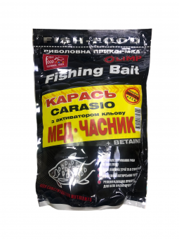 Фиш Фуд ПРИКОРМКА OLIMP  FISHING BAIT 0,9 кг Карась ( Мед+чеснок)