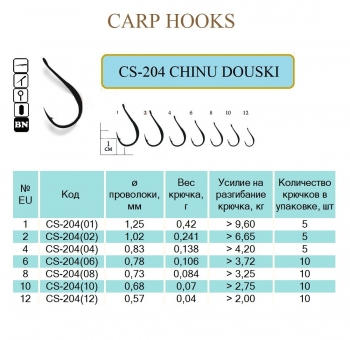 Крючок CHINU DOUSKI