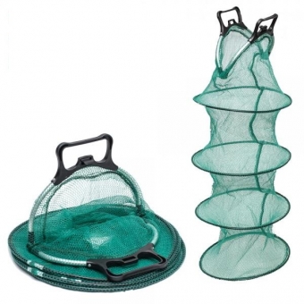 Садок капроновый с AL ручкой 4 кольца