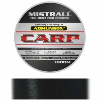 Леска ADMUNSON CARP BLACK 1000м