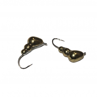 Intech Ice Jig Муравей с петелькой d 5.0 (#01 золото) 1,52г