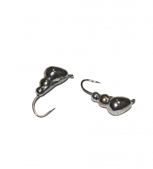 Intech Ice Jig Муравей с петелькой d 5.0 (#02 серебро) 1,52г