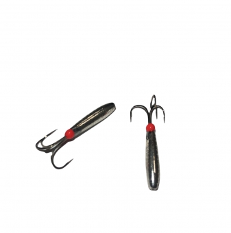 Intech Ice Jig Чертик с насечкой d 3.3 (#02 серебро) 1,62г