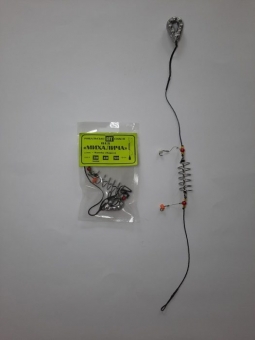 Снасть "от Михалыча" на лидкоре одна пружина,2крючка 30г