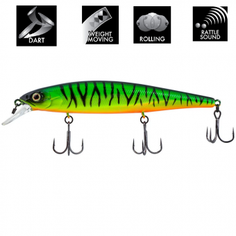 Воблер Jackall MagSquad 115SP 115mm 16.0g Hot Tiger