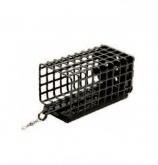 Кормушка фидер 44mm, квадрат 20х33mm, металич,с дном, 40 г , 10 шт.