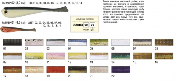 GLADYS MINNOW  8,2см