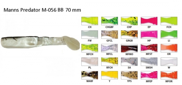Предатор Manns M-056 BB (цвет ассортимент)