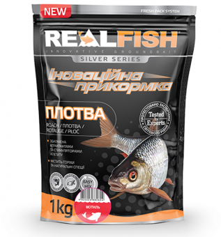 Прикормка REAL FISH Мотиль, 1 кг Прикормка REAL FISH Мотиль, 1 кг