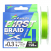 Шнур плетеный Intech First Braid X4 Green 150m