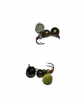 Мормышка 134043е муравей мелкая грань с ушком+бусина, вольфрам