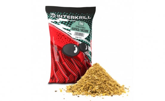Прикорм INTERKRILL Карась-Часник 1кг