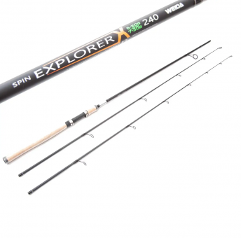 Спінінг Weida Explorer 2.4 м, тест 2-8 та 3-17g