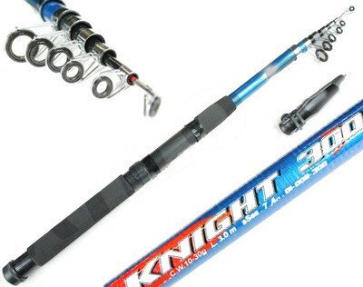 Удочка телескопическая с кольцами KNIGHT 5м  10-30 г