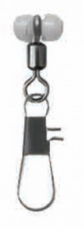 Вертлюг с карабином Interlock snap with rolling head S (10шт), MISTRALL